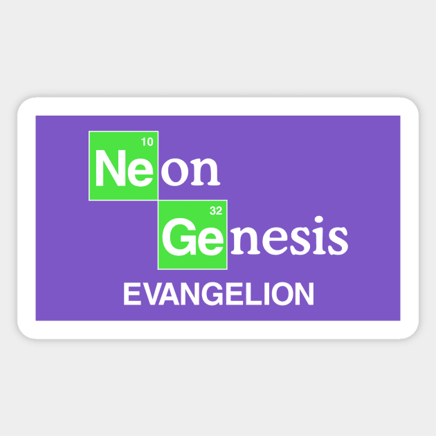 Breaking Bad & Neon Genesis Evangelion Sticker by baysideremix